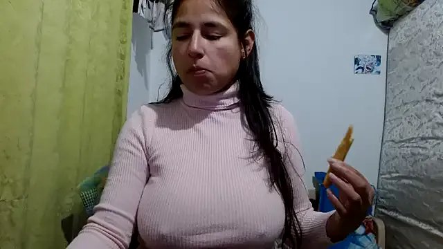StripChat Escarcha-blue is Freechat Escarcha-blue — stripper show ending with masturbation